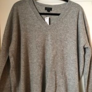 NWT JCrew Cashmere Boyfriend Sweater